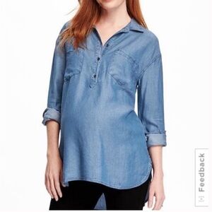 Old Navy Denim Maternity top